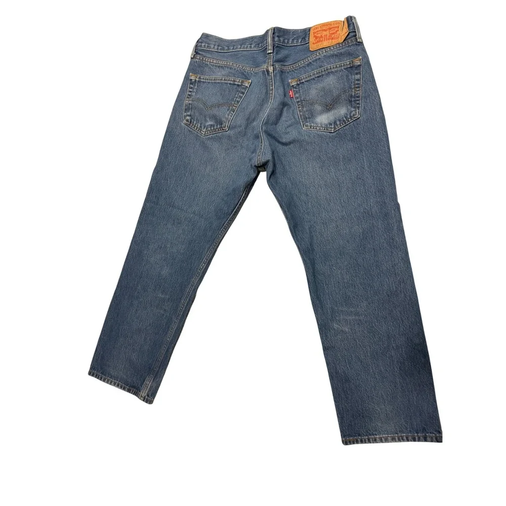 Levi's 501 Original Fit Men's Jeans 36x30 Medium Wash Straight Leg Button Fly
